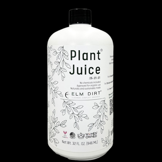 Elm Dirts Plant Juice Premium Brewed Organic Plant Food Made From