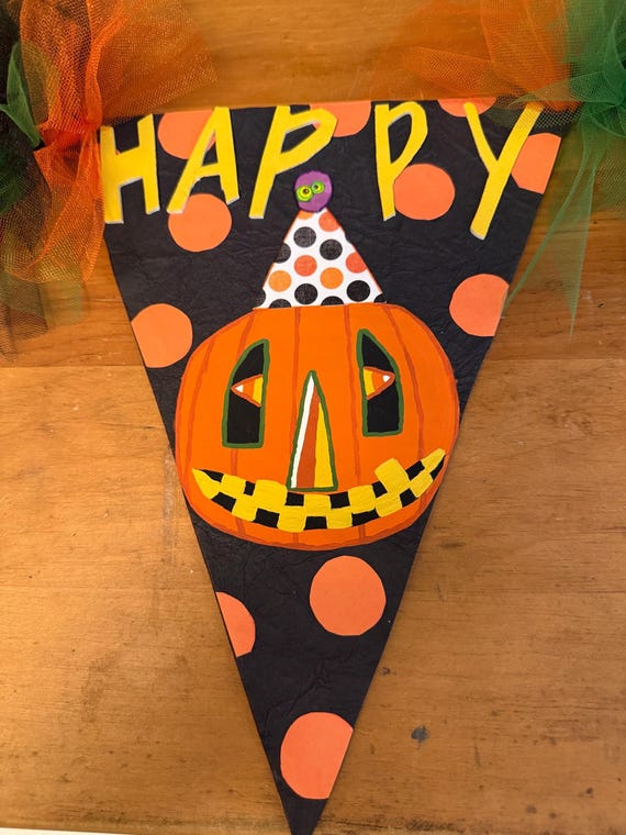 Halloween Pennant Garland