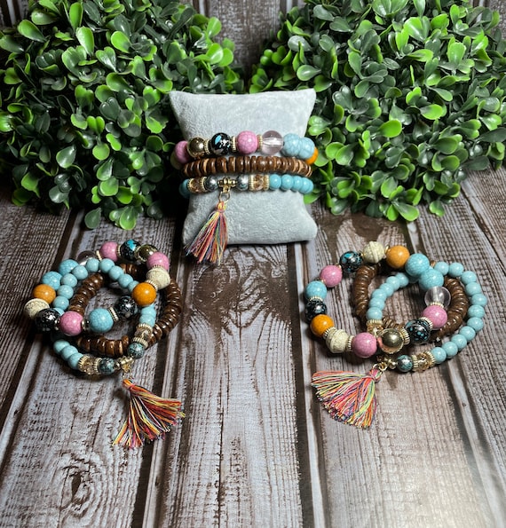 BEACH VACATION Beaded Bracelets for Women Boho Bracelets Popular