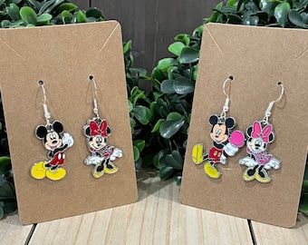 Mickey und Minnie Ohrringe