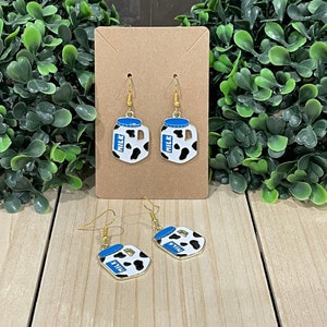 Gallon of Milk Earrings