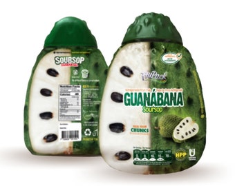 Guanábana Fruit Pulp | Soursop Fruit Pulp | Guanabana Frupack Bottle
