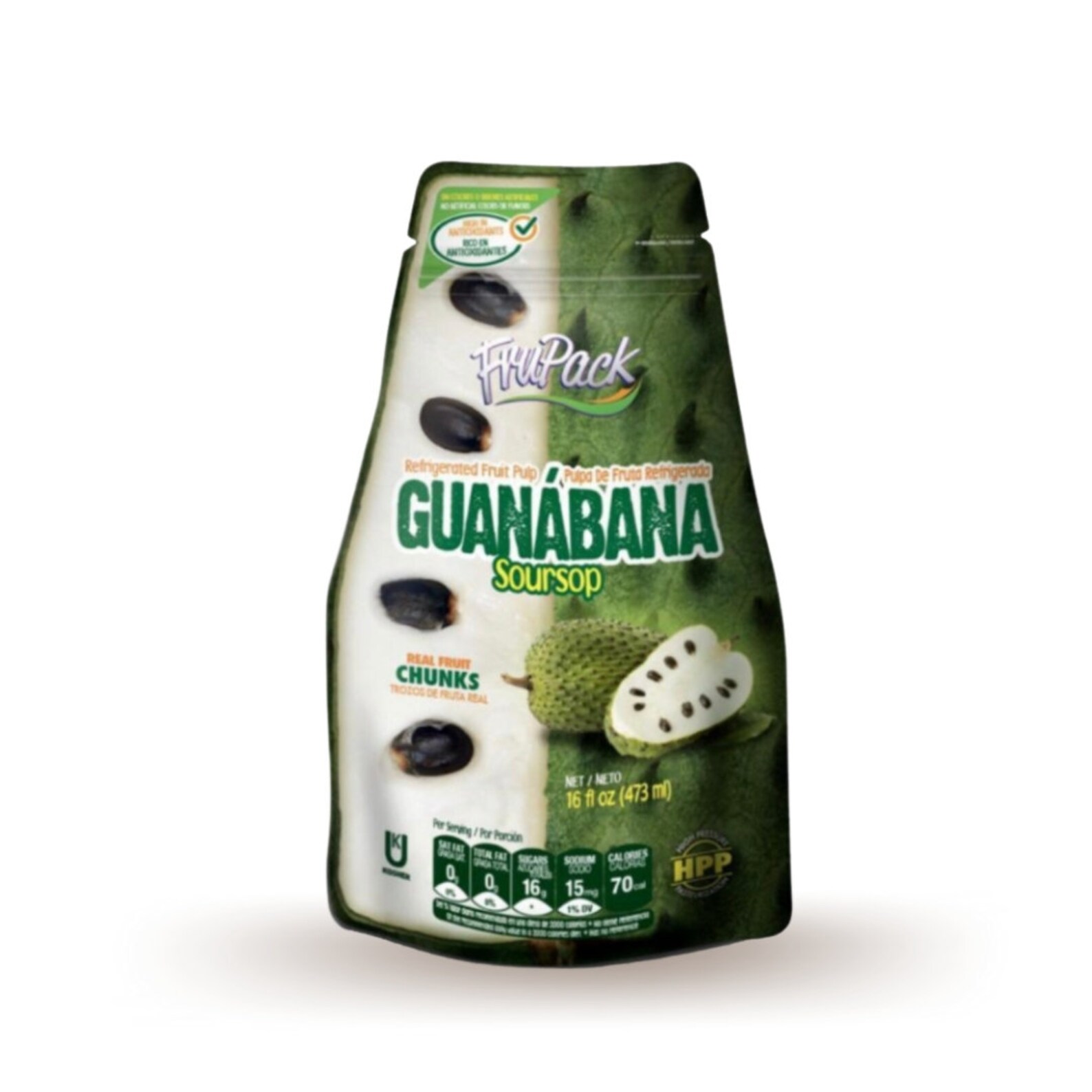 Guanabana Fruit Pulp Frupack 1 pound Etsy