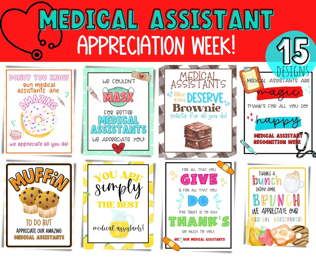 Medical Assistant Appreciation Week Gift. Lunch & DONUT Appreciation