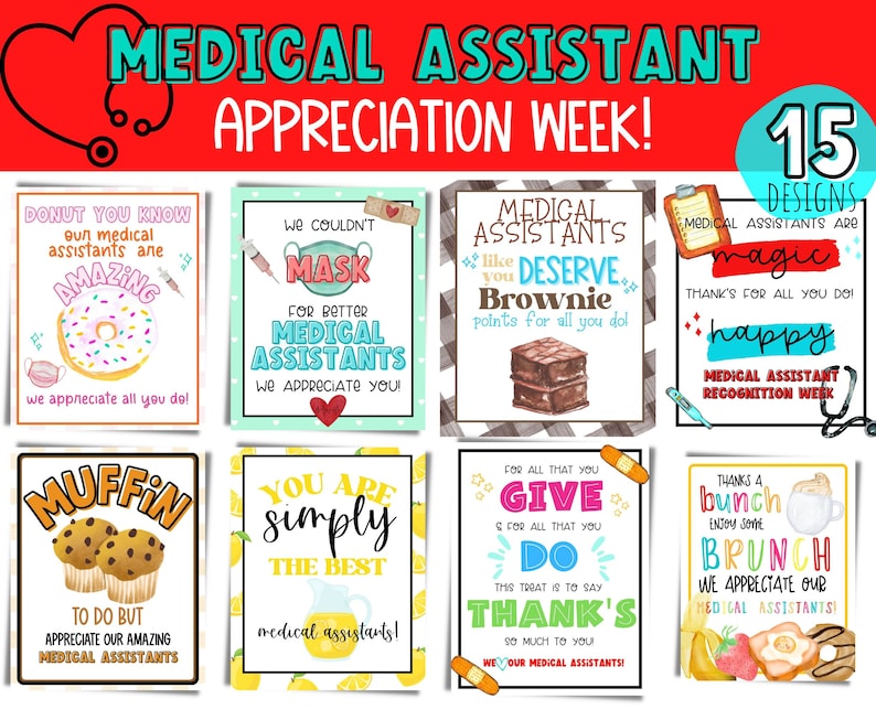 Medical Assistant Appreciation Week Gift. Lunch & DONUT Etsy