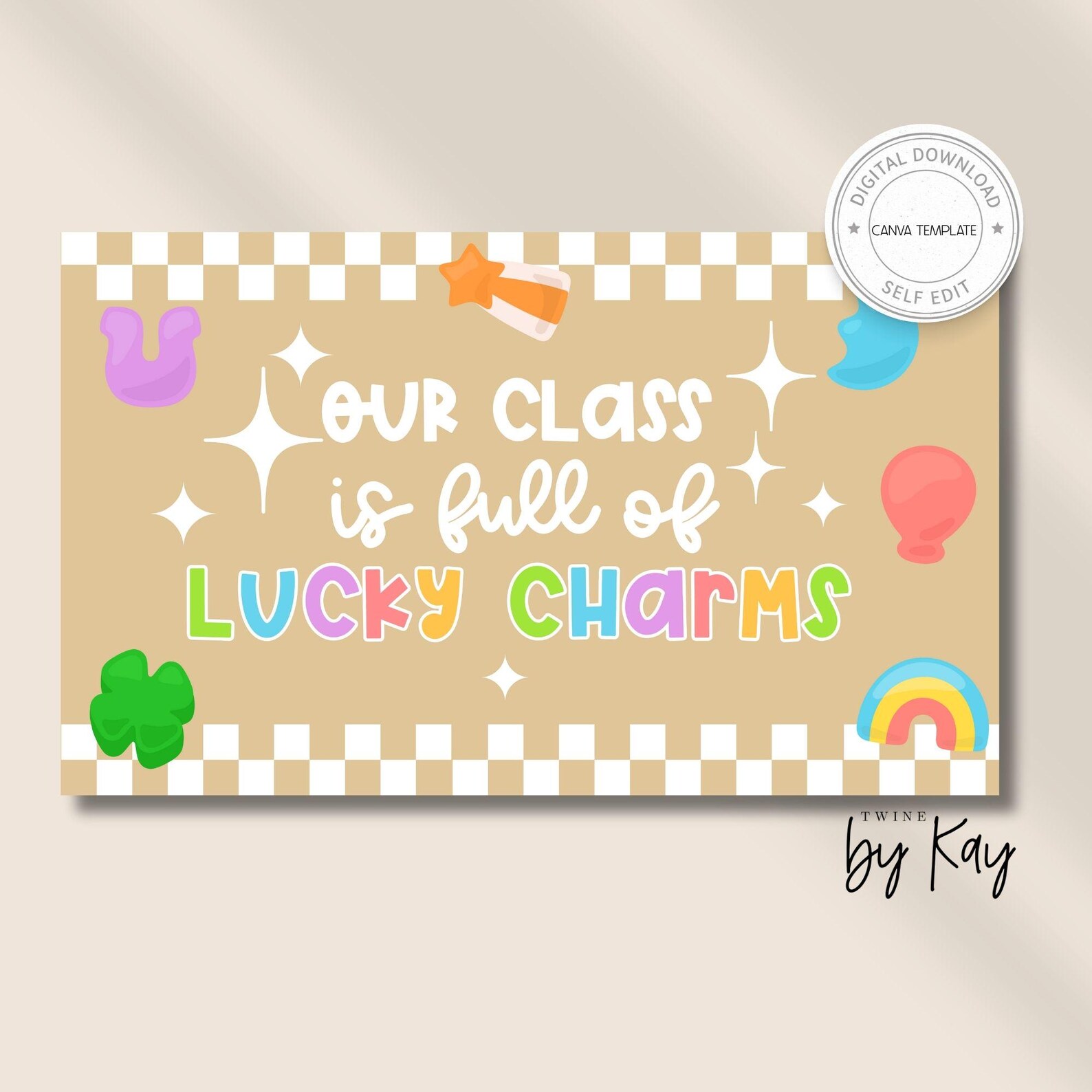 Our Class is Full of Lucky Charms | Happy St. Patricks Day Banner ...