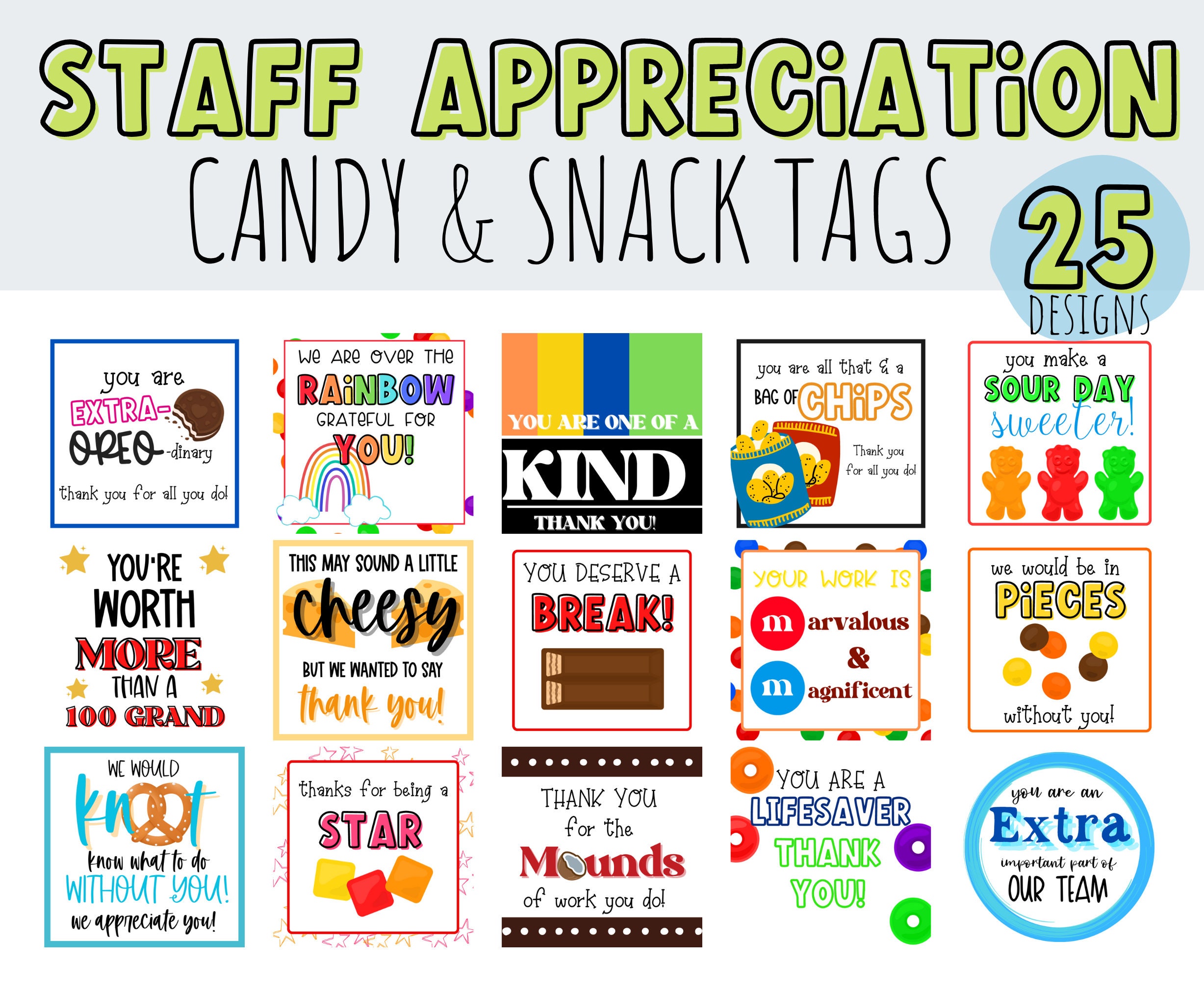Candy For Employees - Etsy