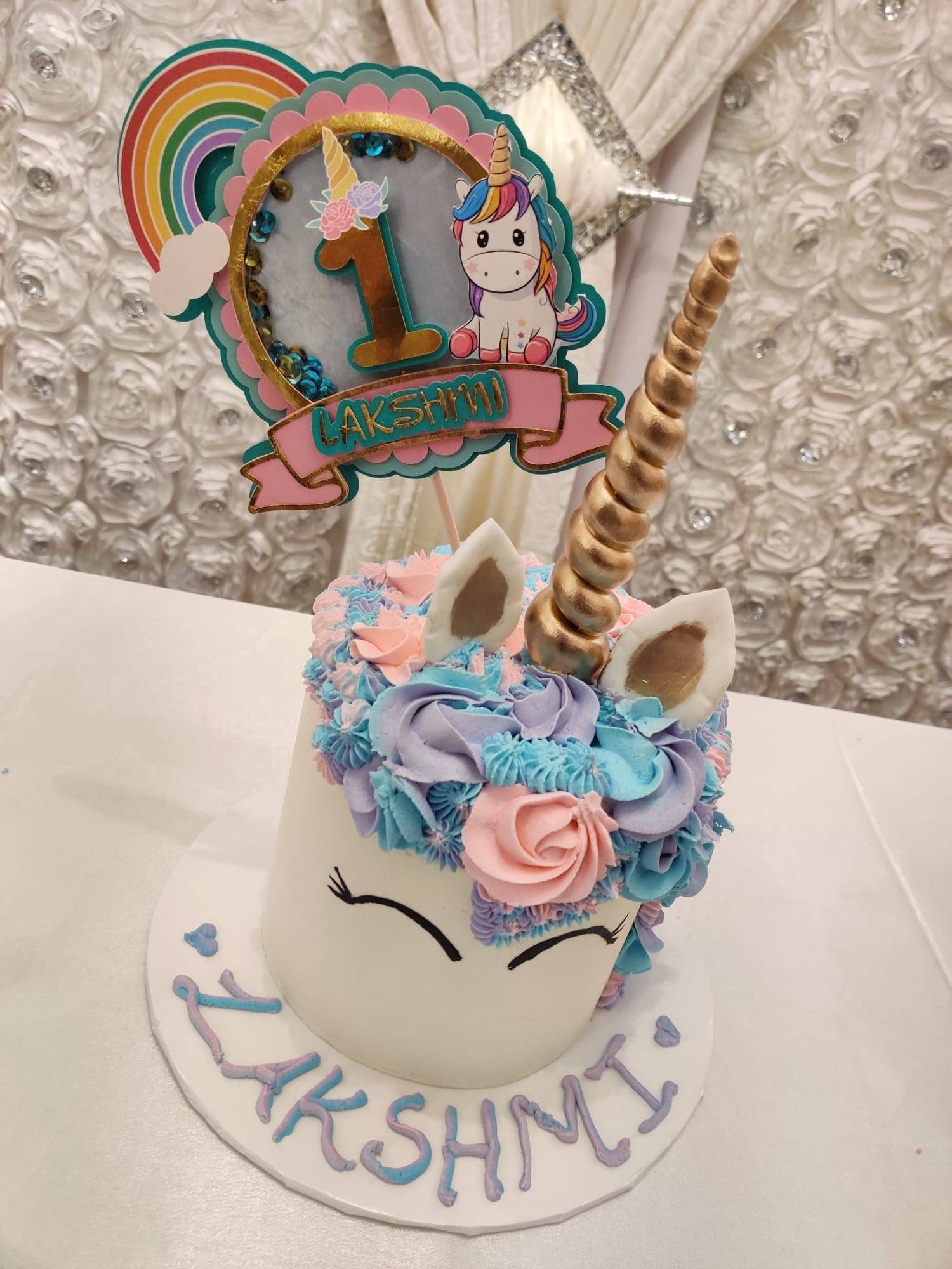 Unicorns Cake Topper Cake Topper With Unicorns First Etsy Canada