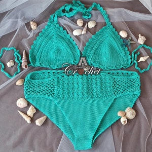 Crochet Bikini ensemble, Crochet maillots de bain ensemble, Ensemble bikini tricot