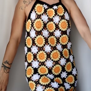 Flower Crochet beachwear / Crochet beach dress / crochet beach cover