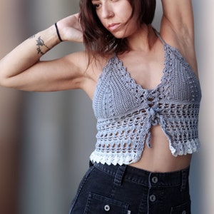 Crochet summer tops, Crochet tops for women, crochet shirt, summer crochet top, crochet bralette top