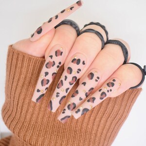 Cheetah Acrylic Nail -  Australia