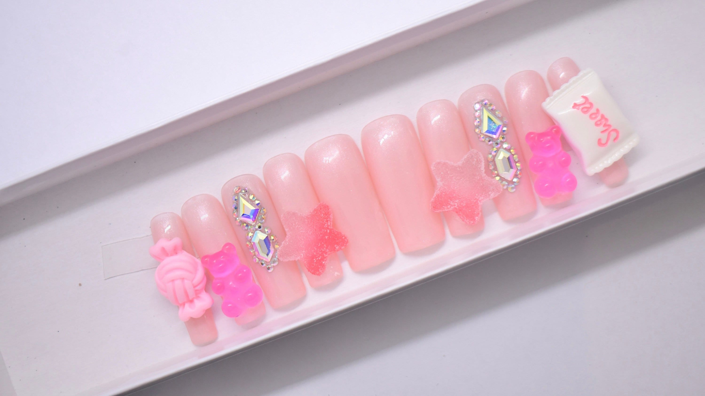 5pcs Tiny Lollipop Nail Art Charms RIYNAILS 