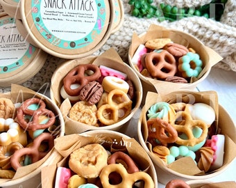 Snack Attack Wax Melts, Assortment of Dessert Snacks, Fake Food Wax Melts, Dessert Inspired Wax Melts, Realistic Wax Melts, Party Favors