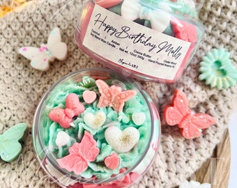 Make a Wish Wax Melts/ Candles, Spring Home Decoration, Cute Gifts for Mom, Birthday Gift, Mother’s Day Gift Ideas, Dessert Candles