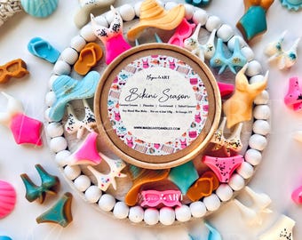 Bikini Season Wax Melts & Perfume Oils, Beach Decor, Beach Lover Gift, Birthday Gifts, Cute Aesthetic Gifts, Affordable Gift Ideas