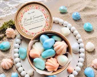 Beach Treasures Wax Melts, Beach House Decor, Beach Lover Gift, Mermaid Decor, Birthday Gifts, Party Favors, Cute Aesthetic Gifts