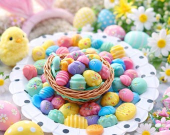 Easter Egg Wax Melts, Easter Basket Gift, Spring Wax Melts, Bakery Scent Wax Melts, Banana Bread Wax Melt, Cinnamon Bun Wax Melt, Easter Wax