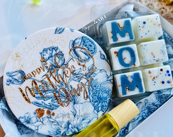 Coastal Waters Gift Box, Perfume Oil, Wax Melts, Mother's Day Selfcare