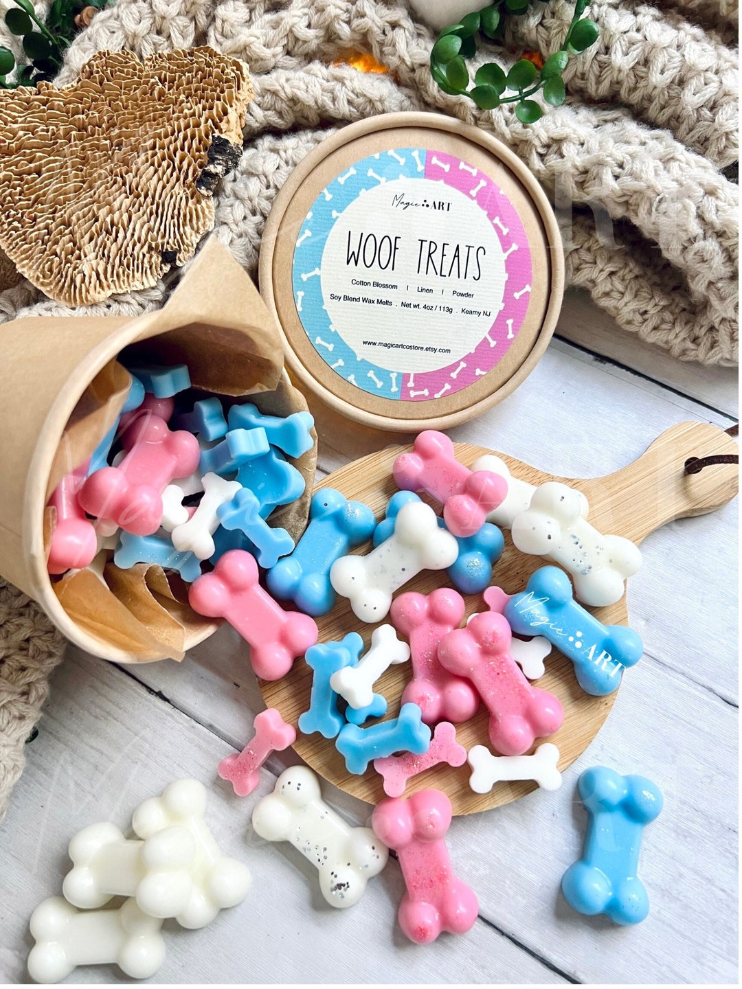 Pet Wax Melts Collection, Dog Wax Melts Treats, Cat Wax Melts Biscuits