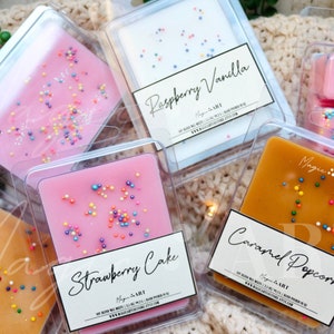 Sprinkle Birthday Cake Candle, Handmade Soy Blend Wax, Dessert Scented bild 7