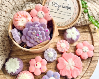 Cottage Garden Wax Melts, Spring Home Decoration, Cute Gifts for Mom, Birthday Gift, Mother’s Day Gift Ideas, Gifts under 20