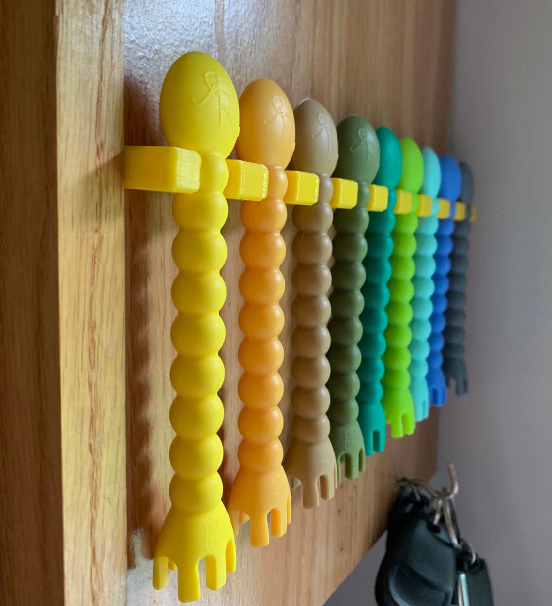 Baby Utensil Holder Baby newborn ryan&rose baby spoons Etsy