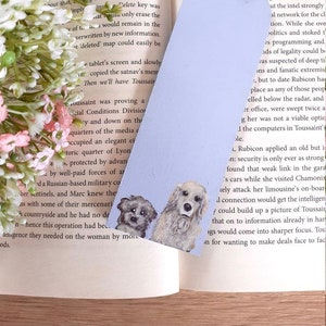 pet caricature, pet bookmark, custom bookmark, custom stationary, pet gifts, dog dad gifts, animal bookmarks, pet painting, pet portrait, uk