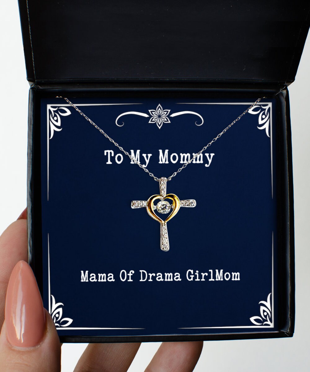 Mama Of Drama Girlmom Keychain Motivational  For Mom Mama Present From Daughter