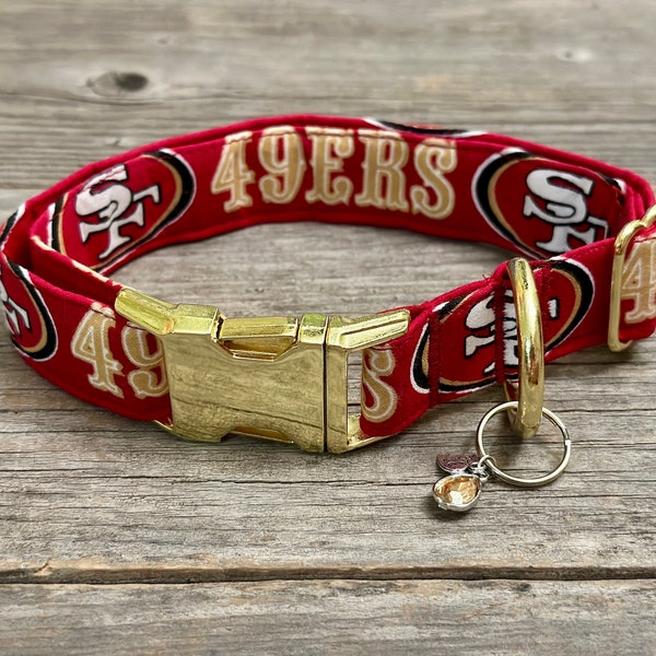 49ers Football - Hundehalsband, Hunde Geschenk, Hundemode