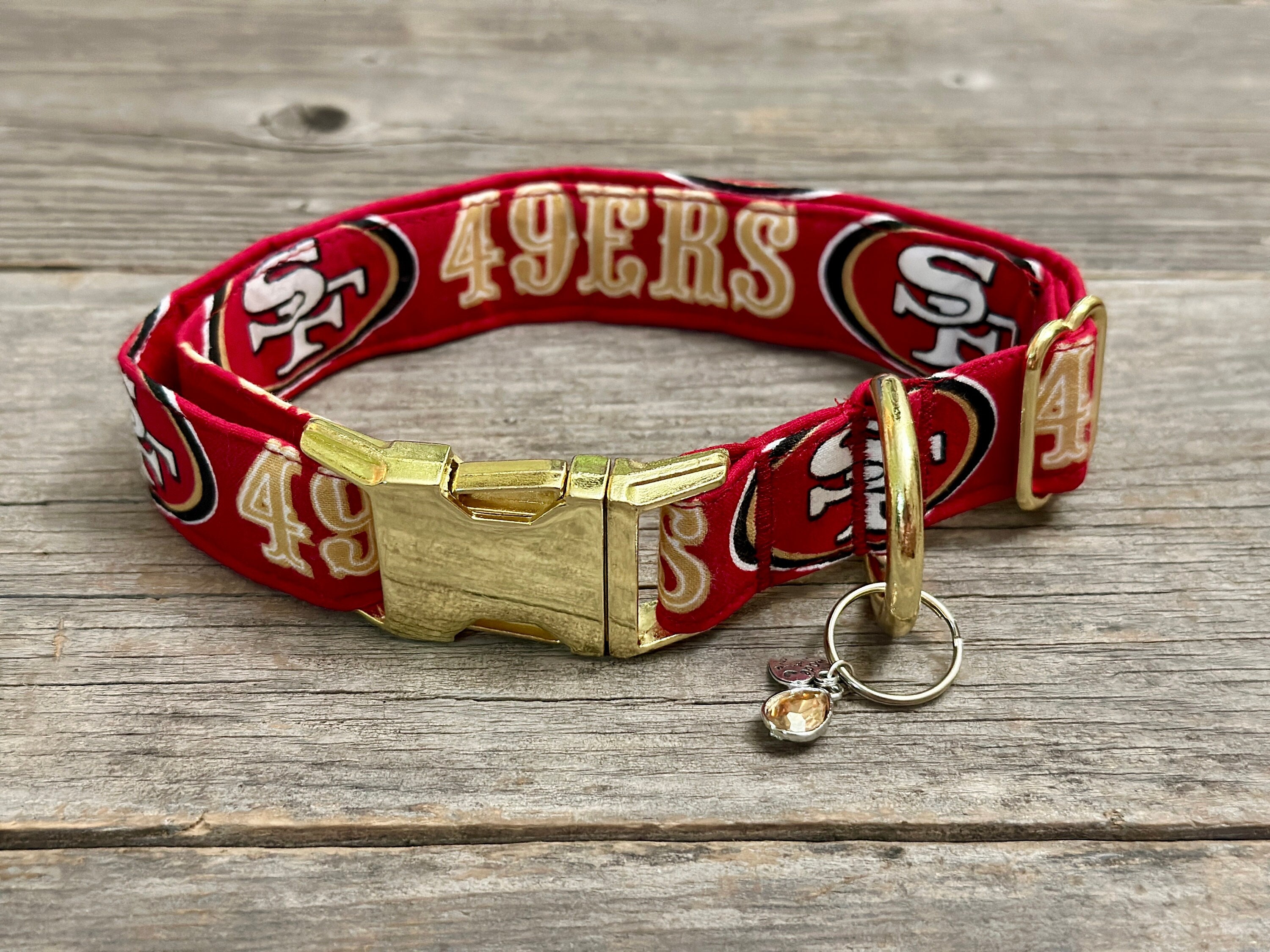 49ers Football Dog Collar Dog Gift Dog Fashion Etsy