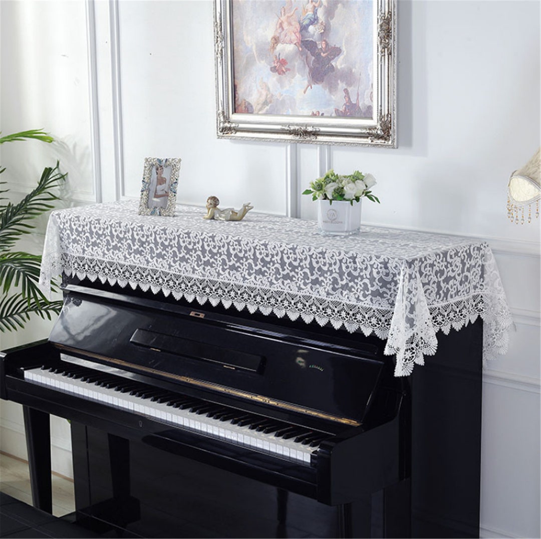 New Lace Piano Dust Cover Piano Half Cover Piano Fresh Etsy