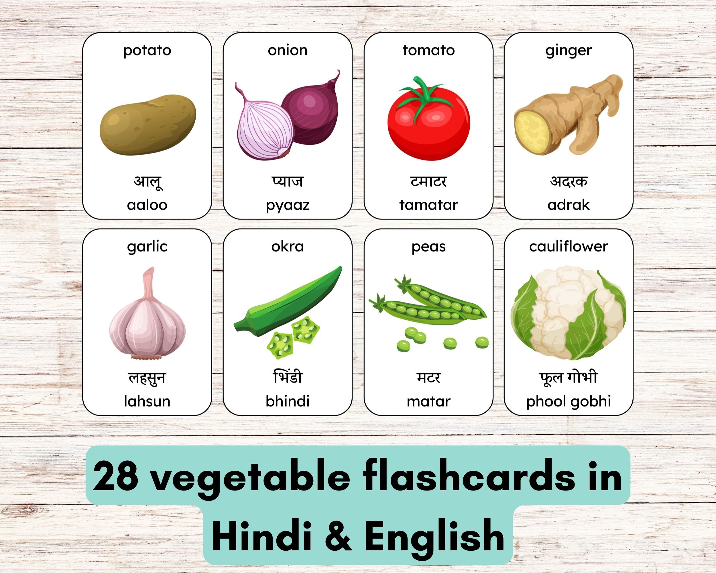 All Vegetables Names In English And Hindi