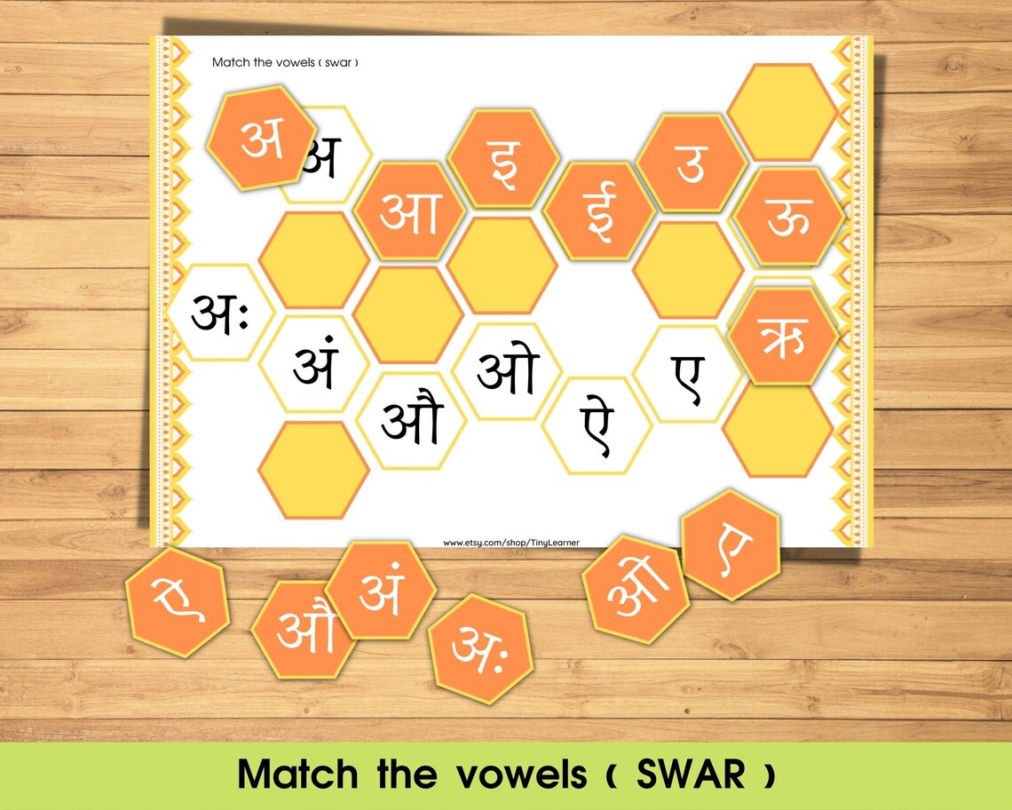 Hindi Busy Book Printable, Hindi Learning Binder for Kids, Hindi