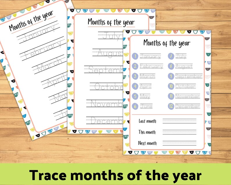 Custom Name Tracing Practice Sheet Tracing Worksheet Bundle - Etsy UK