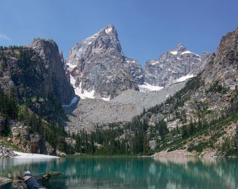 Deltameer | Digitale afbeelding afdrukken | Nationaal park Grand Teton | Wyoming | Direct downloaden | Landschapsfotografie | Kunst aan de muur | Verticaal