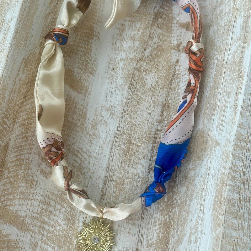 Scarf B Necklace