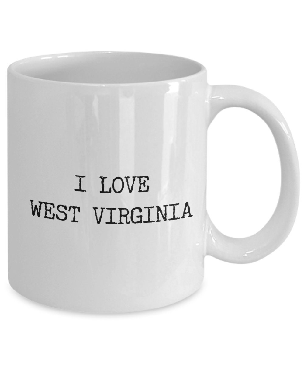 I Love West Virginia Mug Coffee Cup Etsy Denmark
