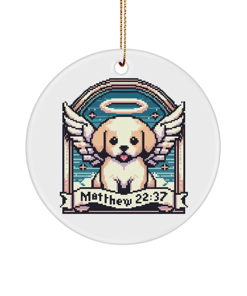 Matthew 2237 Bible Verse Ornament Cute Puppy Ornament Etsy Matthew 2237 Bible Verse Ornament Cute Puppy Ornament Etsy