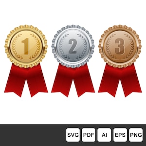 Medal svg, Award svg, Trophy svg