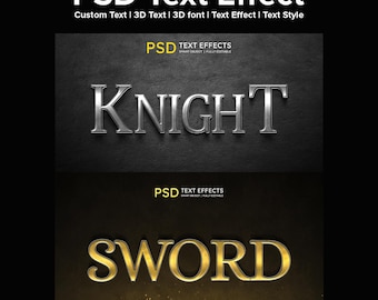 2 Text Effect | Custom Text | 3D Text | 3D font | Text Effect | Text Style