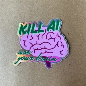 Kill AI Sticker