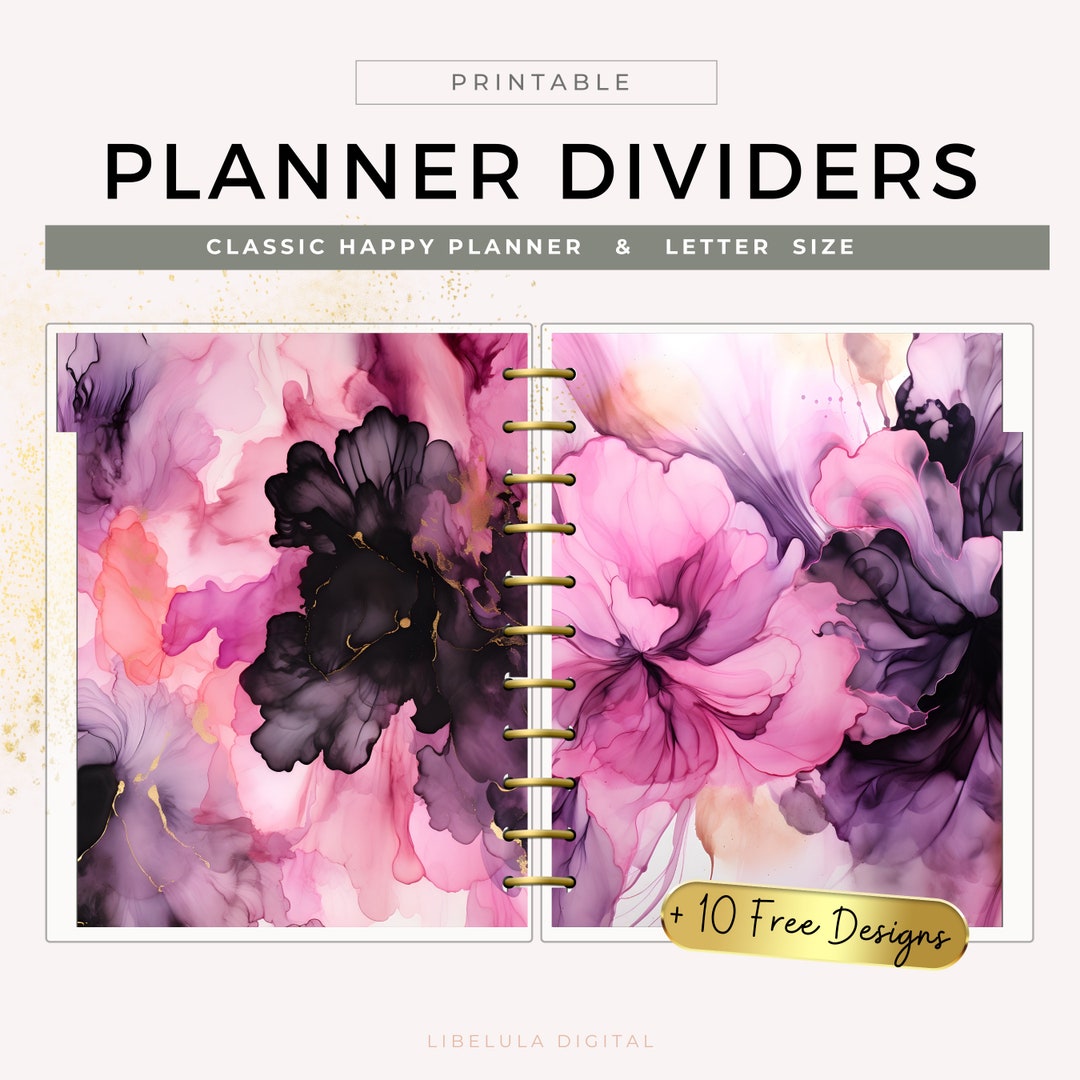 Printable Planner Dividers for the Happy Planner, Witch Dashboard ...