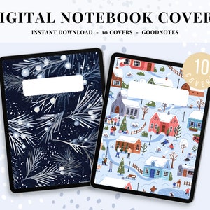 Winter Goodnotes Notebook for Ipad, Landscape goodnotes, School Goodnotes, Paper for Goodnotes, Goodnotes Notebook Template, Notability