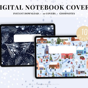 Winter Goodnotes Notebook for Ipad, Landscape goodnotes, School Goodnotes, Paper for Goodnotes, Goodnotes Notebook Template, Notability