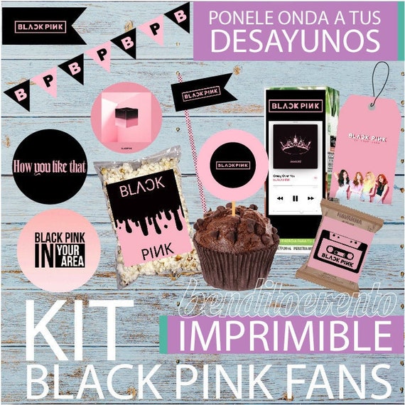 blackpink black pink lisa jennie kit imprimible printable etsy