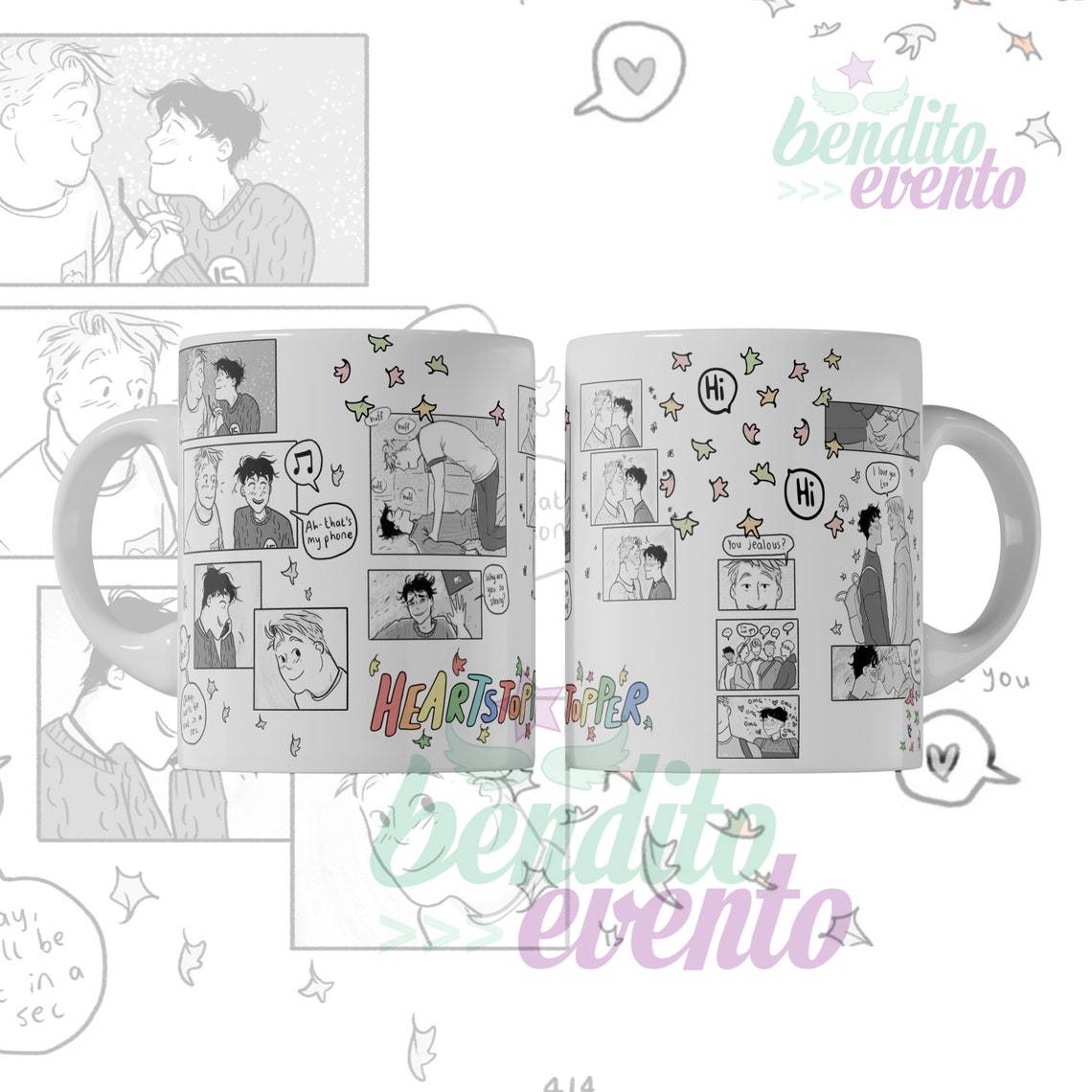 HEARTSTOPPER Mug Template Sublimation Cups Etsy