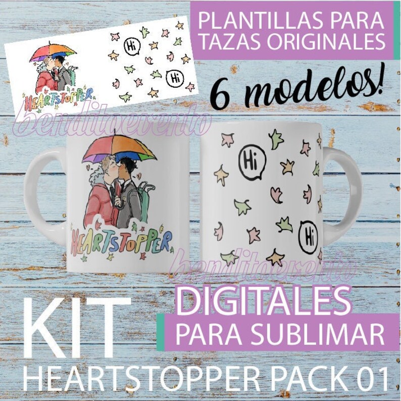 HEARTSTOPPER Mug Template Sublimation Cups Etsy