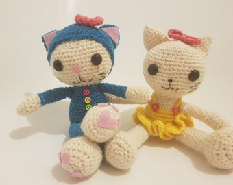 Patron, Pattern, Crochet, Tutoriel, Amigurumi, Peluche, Crochet Pattern, Petit Chaton, Amigurumi patron, DIY tutoriel ( only in French)