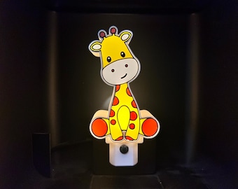 Lámpara de noche infantil de jirafa bebé